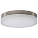 Flush Mount Nuvo 62-560 Pi - 14 Inch LED Flush Mount - Brushed Nickel Finish - Frosted Etched Glass - CCT Selectable - 120 Volts Nuvo