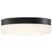 Flush Mount Nuvo 62-568 Pi - 9 Inch LED Flush Mount - Black Finish - Frosted Etched Glass - CCT Selectable - 120 Volts Nuvo