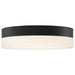 Flush Mount Nuvo 62-569 Pi - 11 Inch LED Flush Mount - Black Finish - Frosted Etched Glass - CCT Selectable - 120 Volts Nuvo
