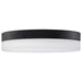 Flush Mount Nuvo 62-570 Pi - 14 Inch LED Flush Mount - Black Finish - Frosted Etched Glass - CCT Selectable - 120 Volts Nuvo