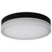 Flush Mount Nuvo 62-570 Pi - 14 Inch LED Flush Mount - Black Finish - Frosted Etched Glass - CCT Selectable - 120 Volts Nuvo