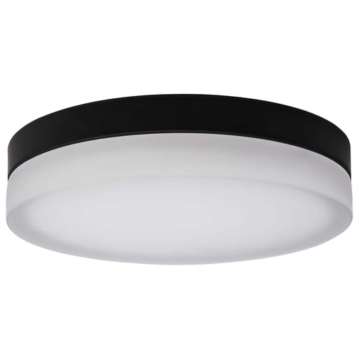 Flush Mount Nuvo 62-570 Pi - 14 Inch LED Flush Mount - Black Finish - Frosted Etched Glass - CCT Selectable - 120 Volts Nuvo