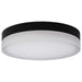 Flush Mount Nuvo 62-570 Pi - 14 Inch LED Flush Mount - Black Finish - Frosted Etched Glass - CCT Selectable - 120 Volts Nuvo