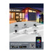 Flood Light Nuvo 62-5901 6 Watt LED Landscape Floodlight - RGB and 2700K-5000K Tunable White - Bronze Finish Nuvo