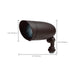 Flood Light Nuvo 62-5901 6 Watt LED Landscape Floodlight - RGB and 2700K-5000K Tunable White - Bronze Finish Nuvo