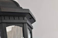 Pendant Nuvo 62-5944 East River Collection - 1 Light Outdoor Hanging Fixture - LED - SMART - Starfish RGBTW - CCT Selectable - Matte Black - Clear Water Glass Nuvo