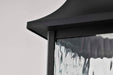 Pendant Nuvo 62-5996 Austen Collection - 1 Light Outdoor Hanging Fixture - LED - SMART - Starfish RGBTW - CCT Selectable - Matte Black - Clear Water Glass Nuvo