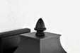 Sconce Nuvo 62-5997 Austen Collection - 1 Light Outdoor Small Wall Fixture - LED - SMART - Starfish RGBTW - CCT Selectable - Matte Black - Clear Water Glass Nuvo