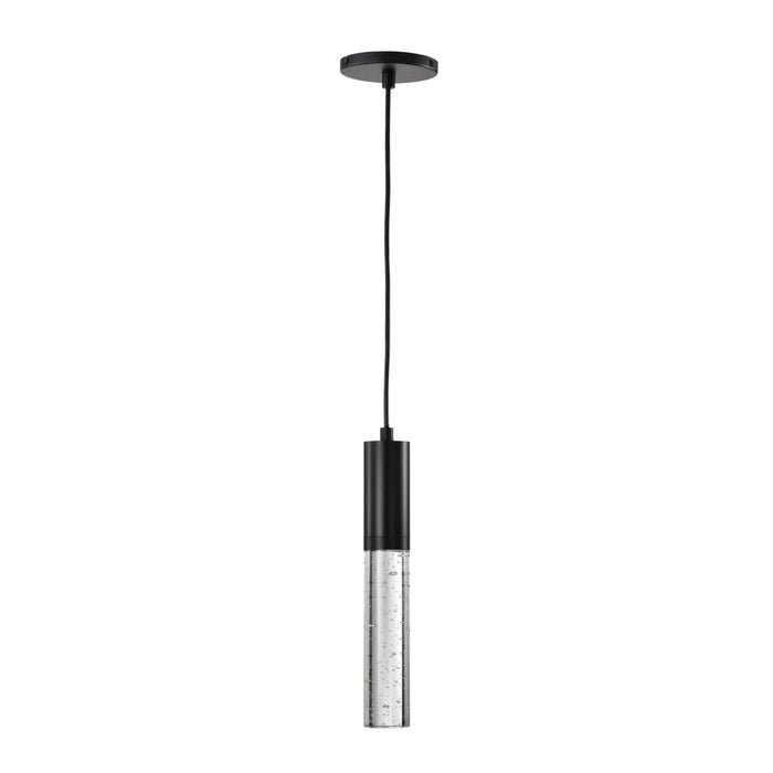Pendant Nuvo 62-6001 Lacey - 2 Inch LED Mini Pendant - RGB/TW - Starfish Enabled - Matte Black with K9 Bubble Crystal Nuvo