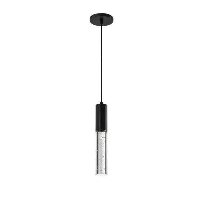 Pendant Nuvo 62-6001 Lacey - 2 Inch LED Mini Pendant - RGB/TW - Starfish Enabled - Matte Black with K9 Bubble Crystal Nuvo