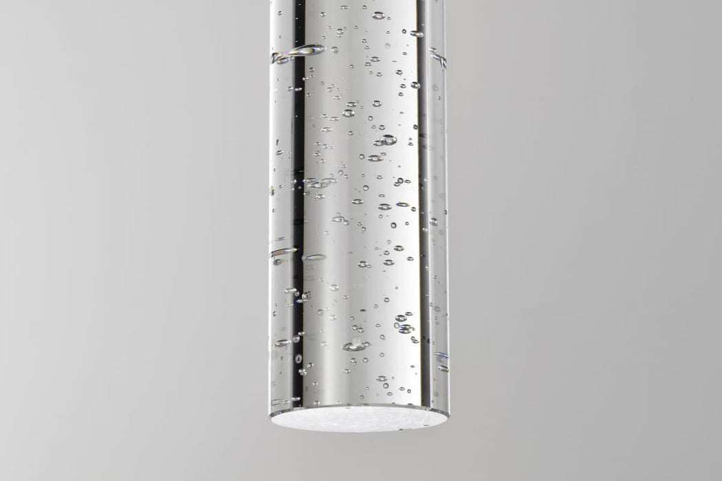 Pendant Nuvo 62-6001 Lacey - 2 Inch LED Mini Pendant - RGB/TW - Starfish Enabled - Matte Black with K9 Bubble Crystal Nuvo