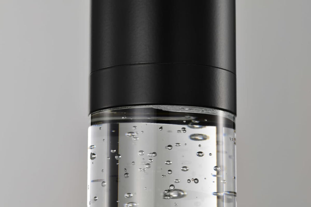 Pendant Nuvo 62-6001 Lacey - 2 Inch LED Mini Pendant - RGB/TW - Starfish Enabled - Matte Black with K9 Bubble Crystal Nuvo