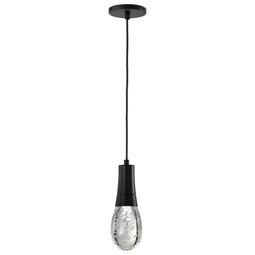 Pendant Nuvo 62-6002 Lacey - 4 Inch LED Pendant - RGB/TW - Starfish Enabled - Matte Black with K9 Bubble Crystal Nuvo