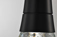 Pendant Nuvo 62-6002 Lacey - 4 Inch LED Pendant - RGB/TW - Starfish Enabled - Matte Black with K9 Bubble Crystal Nuvo