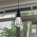 Pendant Nuvo 62-6002 Lacey - 4 Inch LED Pendant - RGB/TW - Starfish Enabled - Matte Black with K9 Bubble Crystal Nuvo