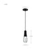 Pendant Nuvo 62-6002 Lacey - 4 Inch LED Pendant - RGB/TW - Starfish Enabled - Matte Black with K9 Bubble Crystal Nuvo