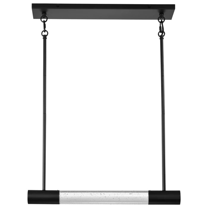 Island Pendant Nuvo 62-6003 Lacey - 23 Inch LED Island Pendant - RGB/TW - Starfish Enabled - Matte Black with K9 Bubble Crystal Nuvo