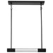 Island Pendant Nuvo 62-6003 Lacey - 23 Inch LED Island Pendant - RGB/TW - Starfish Enabled - Matte Black with K9 Bubble Crystal Nuvo