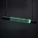 Island Pendant Nuvo 62-6003 Lacey - 23 Inch LED Island Pendant - RGB/TW - Starfish Enabled - Matte Black with K9 Bubble Crystal Nuvo