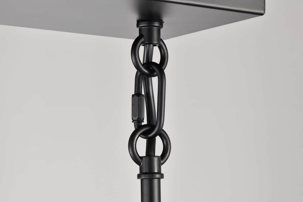 Island Pendant Nuvo 62-6003 Lacey - 23 Inch LED Island Pendant - RGB/TW - Starfish Enabled - Matte Black with K9 Bubble Crystal Nuvo