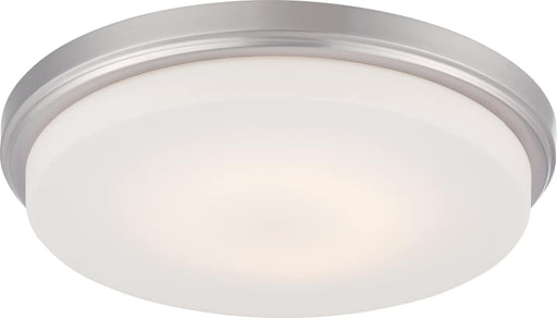 Flush Mount Nuvo 62-609 Dale - LED Flush Fixture with Opal Frosted Glass - Brushed Nickel Finish Nuvo