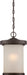 Hanging Lantern Nuvo 62-645 Diego - LED Outdoor Hanging with Satin Amber Glass - Mahogany Bronze Finish Nuvo