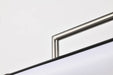 Vanity Nuvo 62-658 Solano LED Medium Vanity - Black and Brushed Nickel Finish - White Acrylic Lens Nuvo