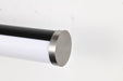 Vanity Nuvo 62-659 Solano LED Large Vanity - Black and Brushed Nickel Finish - White Acrylic Lens Nuvo