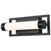 Vanity Nuvo 62-666 Canal LED Small Vanity - Matte Black Finish - White Acrylic Lens Nuvo