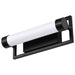 Vanity Nuvo 62-666 Canal LED Small Vanity - Matte Black Finish - White Acrylic Lens Nuvo