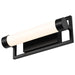 Vanity Nuvo 62-666 Canal LED Small Vanity - Matte Black Finish - White Acrylic Lens Nuvo