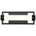 Vanity Nuvo 62-666 Canal LED Small Vanity - Matte Black Finish - White Acrylic Lens Nuvo