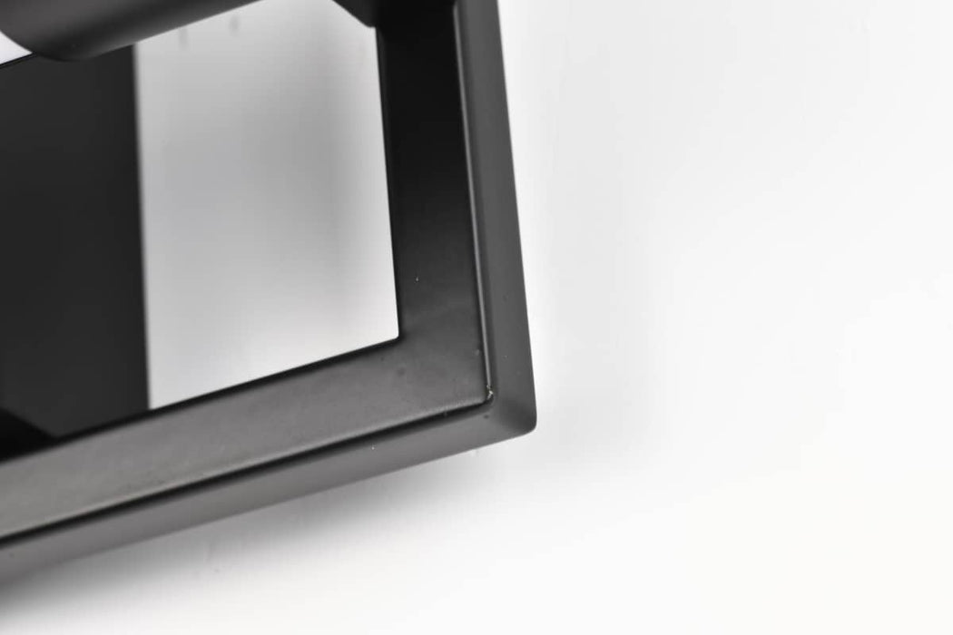 Vanity Nuvo 62-666 Canal LED Small Vanity - Matte Black Finish - White Acrylic Lens Nuvo