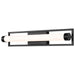 Vanity Nuvo 62-668 Canal LED Medium Vanity - Matte Black Finish - White Acrylic Lens Nuvo