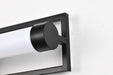 Vanity Nuvo 62-668 Canal LED Medium Vanity - Matte Black Finish - White Acrylic Lens Nuvo