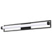 Vanity Nuvo 62-669 Canal LED Large Vanity - Matte Black Finish - White Acrylic Lens Nuvo
