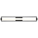 Vanity Nuvo 62-669 Canal LED Large Vanity - Matte Black Finish - White Acrylic Lens Nuvo