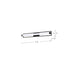 Vanity Nuvo 62-669 Canal LED Large Vanity - Matte Black Finish - White Acrylic Lens Nuvo