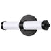 Vanity Nuvo 62-676 Kagen LED Small Vanity - Matte Black Finish - White Acrylic Lens Nuvo