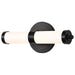 Vanity Nuvo 62-676 Kagen LED Small Vanity - Matte Black Finish - White Acrylic Lens Nuvo