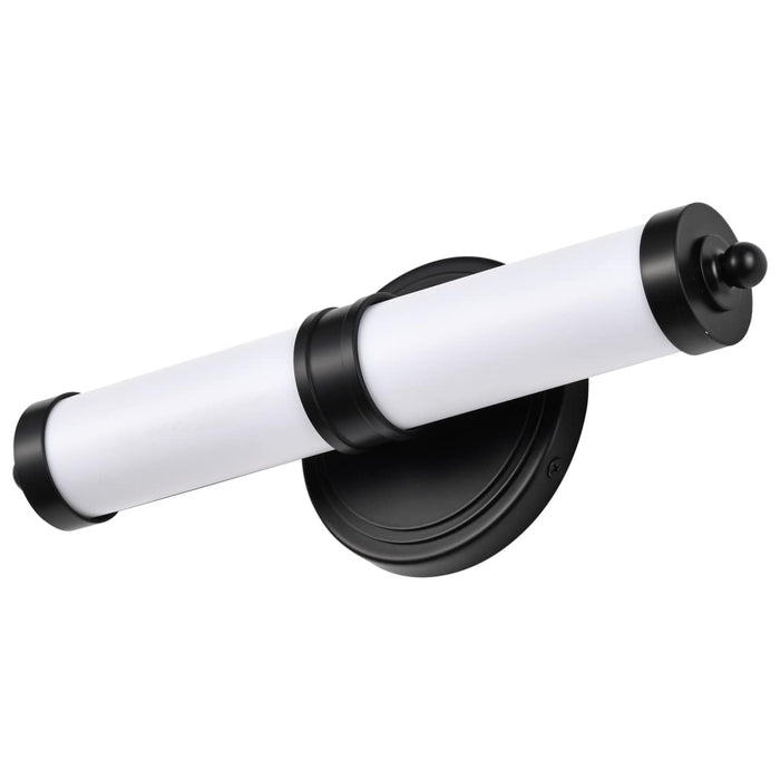 Vanity Nuvo 62-676 Kagen LED Small Vanity - Matte Black Finish - White Acrylic Lens Nuvo