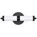 Vanity Nuvo 62-676 Kagen LED Small Vanity - Matte Black Finish - White Acrylic Lens Nuvo