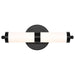 Vanity Nuvo 62-676 Kagen LED Small Vanity - Matte Black Finish - White Acrylic Lens Nuvo