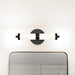 Vanity Nuvo 62-676 Kagen LED Small Vanity - Matte Black Finish - White Acrylic Lens Nuvo