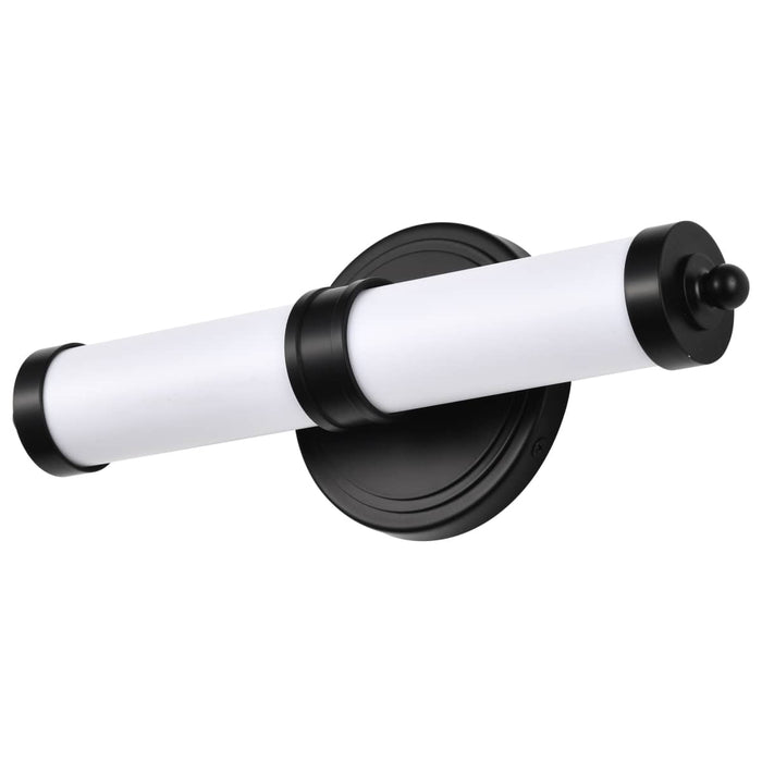 Vanity Nuvo 62-676 Kagen LED Small Vanity - Matte Black Finish - White Acrylic Lens Nuvo