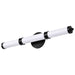 Vanity Nuvo 62-678 Kagen LED Medium Vanity - Matte Black Finish - White Acrylic Lens Nuvo