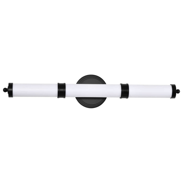 Vanity Nuvo 62-678 Kagen LED Medium Vanity - Matte Black Finish - White Acrylic Lens Nuvo