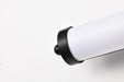 Vanity Nuvo 62-678 Kagen LED Medium Vanity - Matte Black Finish - White Acrylic Lens Nuvo