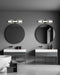 Vanity Nuvo 62-678 Kagen LED Medium Vanity - Matte Black Finish - White Acrylic Lens Nuvo