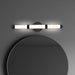 Vanity Nuvo 62-678 Kagen LED Medium Vanity - Matte Black Finish - White Acrylic Lens Nuvo